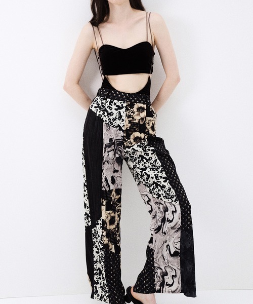 Ameri（アメリ） ワイドパンツ パンツ MEDI VARIOUS PATTERN TUCK