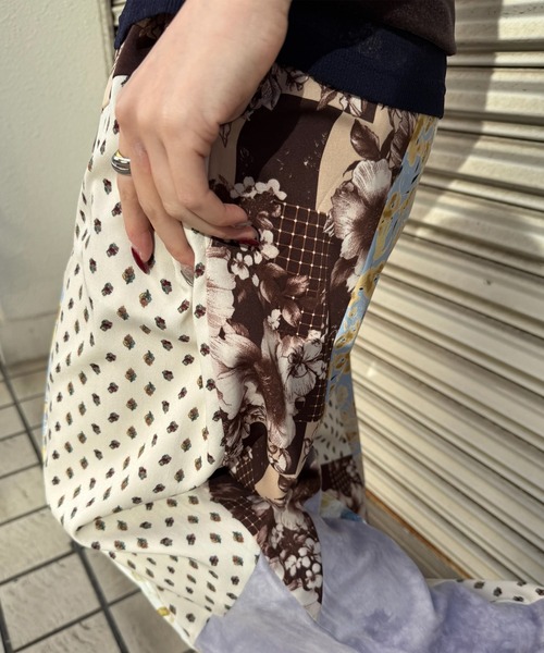 Ameri（アメリ） ワイドパンツ パンツ MEDI VARIOUS PATTERN TUCK