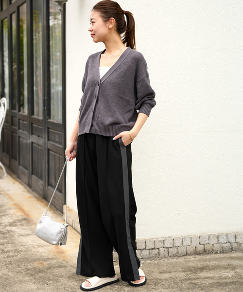 「JOURNAL STANDARD relume」 イージーパンツ FREE ブラック レディースの画像