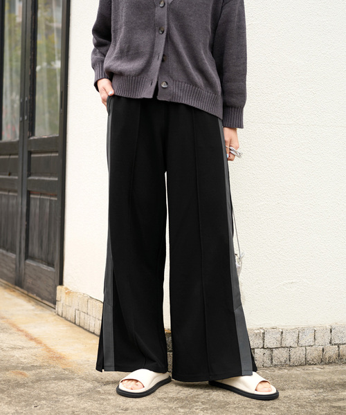 「JOURNAL STANDARD relume」 イージーパンツ FREE ブラック レディースの画像