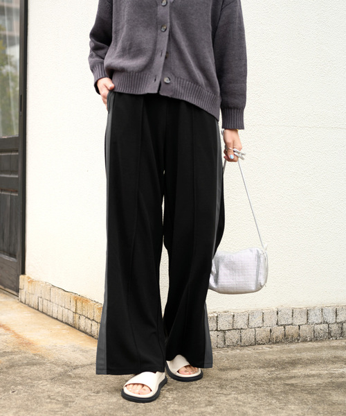 「JOURNAL STANDARD relume」 イージーパンツ FREE ブラック レディースの画像