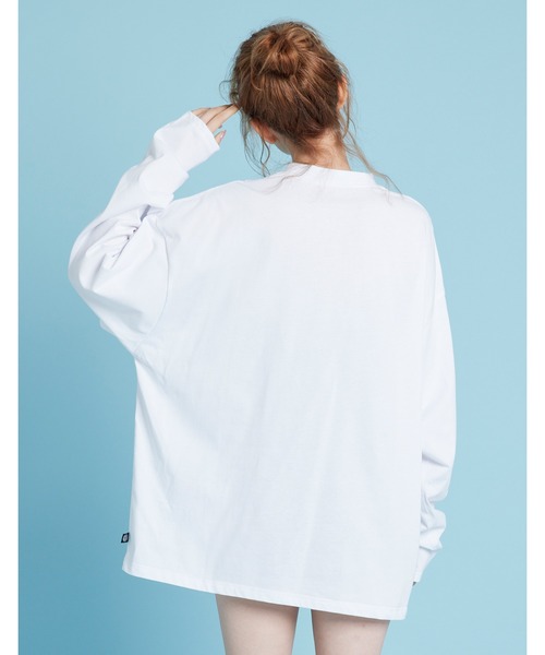 「Little sunny bite」 長袖カットソー MEDIUM ベージュ レディース_画像4