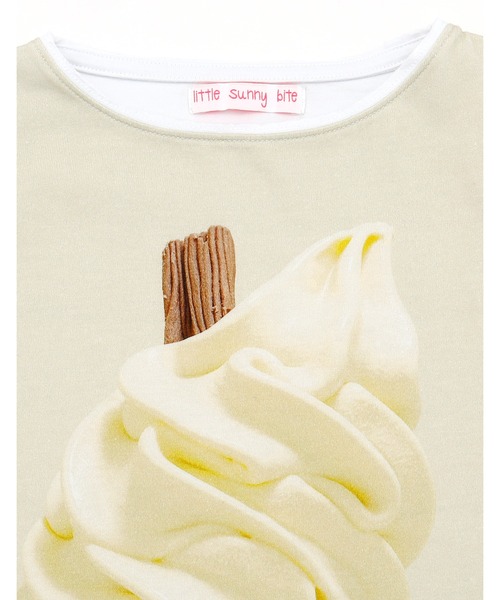 「Little sunny bite」 長袖カットソー MEDIUM ベージュ レディース_画像5