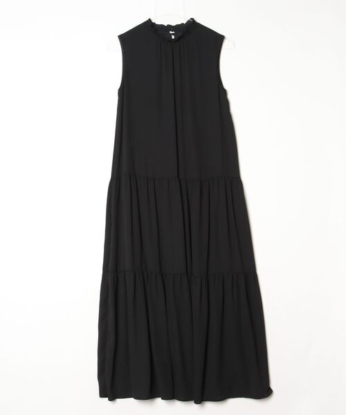 新品　タグ付き　Mila Owen黒のノースリーブ上下セットワンピース Mila Owen（ミラオーウェン） ノースリーブワンピース 0 ブラック