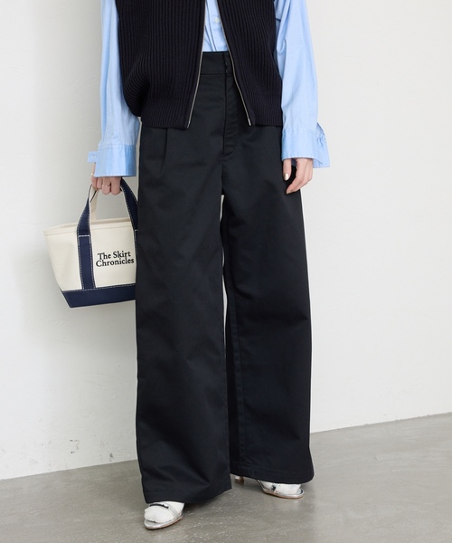 「SLOBE IENA」 チノパンツ 38 ベージュ レディース_画像2