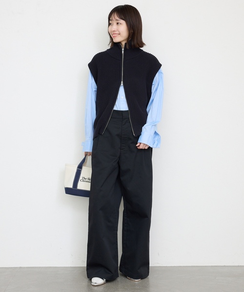 「SLOBE IENA」 チノパンツ 38 ベージュ レディース_画像4