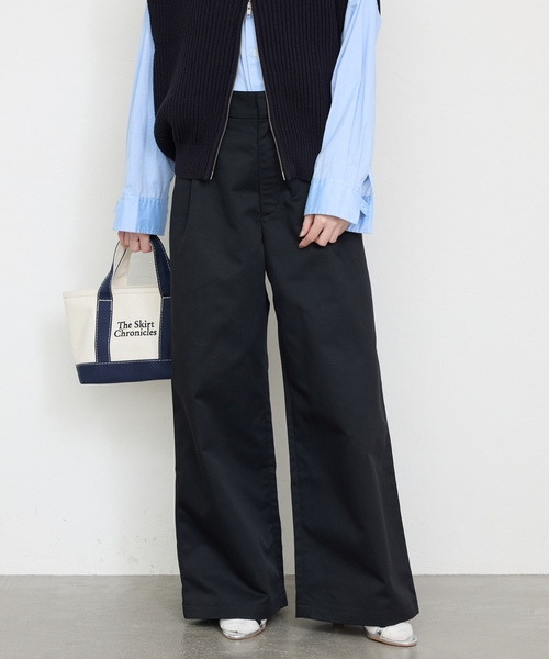 「SLOBE IENA」 チノパンツ 38 ベージュ レディース_画像8