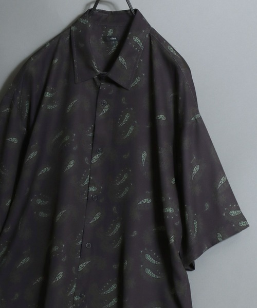 Needles ペイズリー柄 半袖シャツ Mサイズ ANPAS（アンパス） シャツ 半袖 All-over patterned georgette fluid