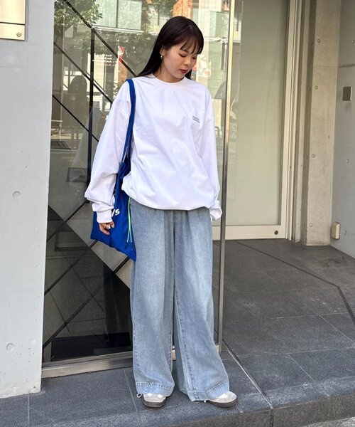 「Franklin Climbing」 長袖カットソー MEDIUM オフホワイト レディース_画像4