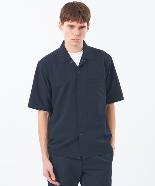 MACKINTOSHPHILOSOPHYTROTTER ブラックシアサッカーXL MACKINTOSH PHILOSOPHY（マッキントッシュフィロソフィー） シャツ