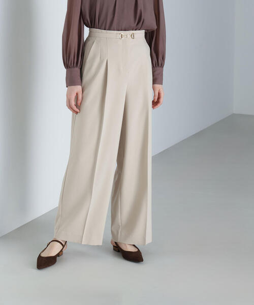 「NATURAL BEAUTY BASIC」 パンツ MEDIUM ライトグリーン レディース_画像6