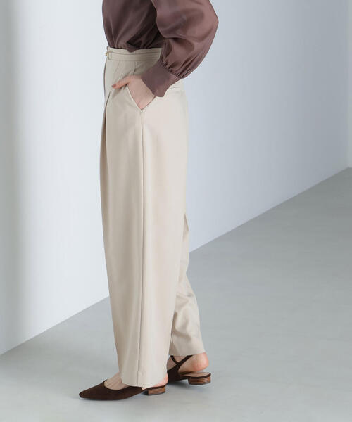 「NATURAL BEAUTY BASIC」 パンツ MEDIUM ライトグリーン レディース_画像7