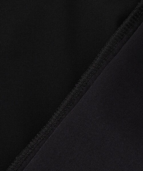 tシャツ 半袖 パフジャカードコンビジャージー ペプラムカットソー レディース | 組曲 | 05