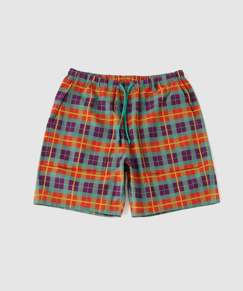 パンツ White Mountaineering(ホワイトマウンテニアリング) MADRAS CHECK SHORT PANTS メンズ レディース | WHITE MOUNTAINEERING