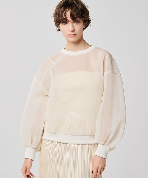 「uncrave」 長袖カットソー 1 ベージュ レディース_画像4