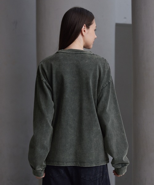 「CLEL」 長袖Tシャツ S ブラウン メンズ_画像6