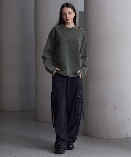 「CLEL」 長袖Tシャツ S ブラウン メンズ_画像7