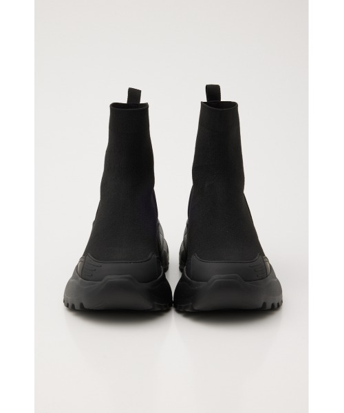 「STACCATO」 ハイカットスニーカー 23.5cm ブラック レディース_画像3
