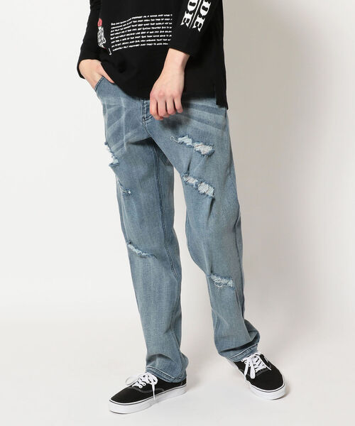 ジーンズ SWITCHBLADE/スイッチブレード/DAMAGE DENIM PTII メンズ 