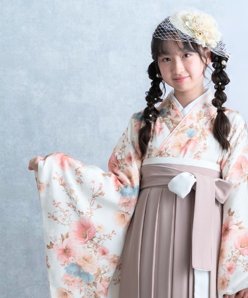 着物 「新色」小学校卒業式　簡単着付け 袴セット「12種の組み合わせ！」 キッズ 子供 女の子 | SweetMommy(授乳服&マタニティ) | 15