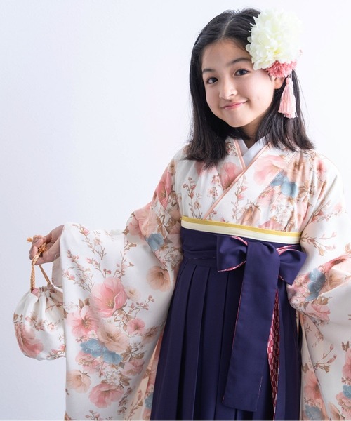 着物 「新色」小学校卒業式　簡単着付け 袴セット「12種の組み合わせ！」 キッズ 子供 女の子 | SweetMommy(授乳服&マタニティ) | 18