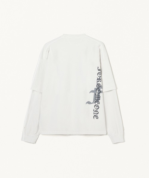 FORSOMEONE tシャツ OLD LOGO LAYERED LS TEE メンズ : ZOZOTOWN