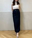 デニムスカート デニムペンシルスカートの詳細画像4