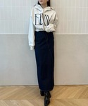 デニムスカート デニムペンシルスカートの詳細画像2