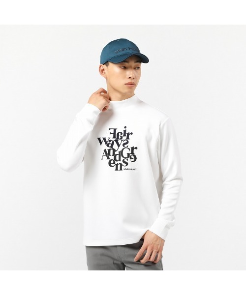 VIVA HEART - 調教師 汗水 「VIVA HEART/GOLF」ストレッチダンボールモックネック メンズ スポーツ-セーター、トレーナー-ゴルフ