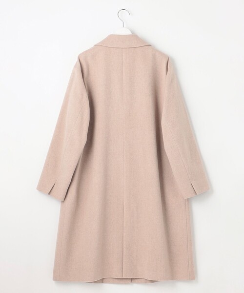 【新品】自由区 ウールビーバー チェスターコート ピンク 36 滝沢眞規子さん着用】ウールカシミヤビーバー チェスター コート