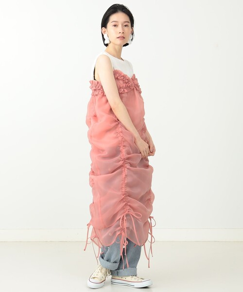 CAROLINA GLASER ワンピース / オーガンジーワンピース レディース 