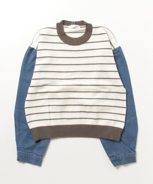 miniministore ニット セーター レイヤード風ニットトップス