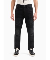 アルマーニ ジーンズ テーパードパンツ ストレッチ 27 黒 ARMANI EXCHANGE ジーンズ 「A|X アルマーニ エクスチェンジ