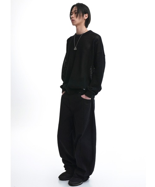 OY（オーワイ） セーター ニット MESH OPYD KNIT/メッシュ OPYD ニット
