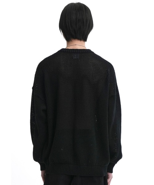 OY（オーワイ） セーター ニット MESH OPYD KNIT/メッシュ OPYD ニット