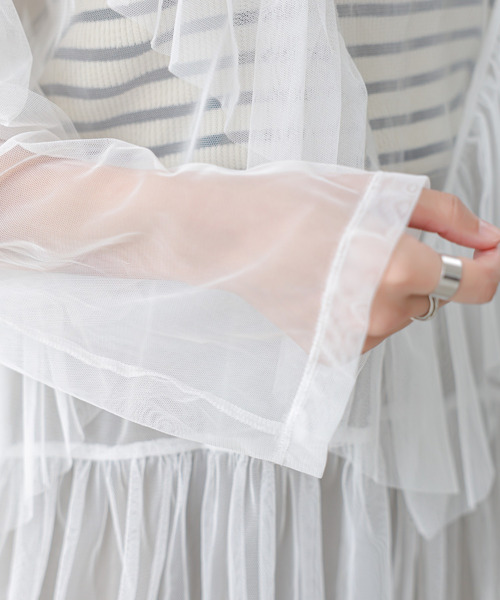 ブラウス シャツ フリルチュールトップス レディース : ZOZOTOWN Yahoo