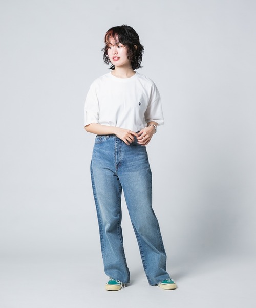 【ASKYURSELF】BEVERLY HILLS T ビバリーヒルズTシャツ 水色 BEVERLY HILLS POLO CLUB tシャツ 「BEVERLY CLUB