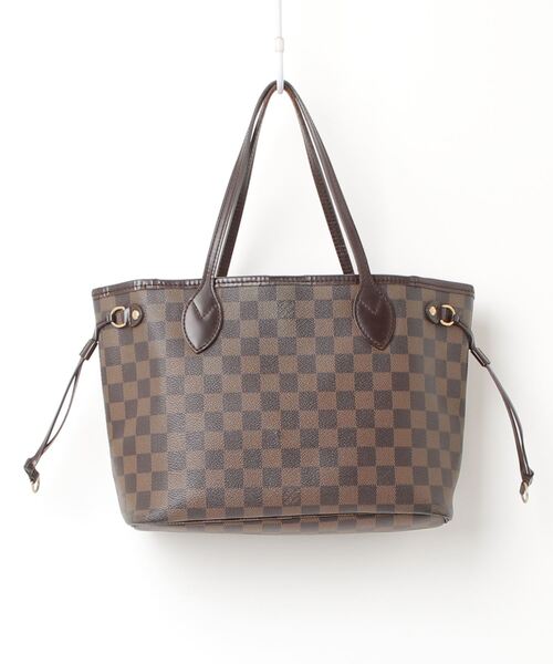 ルイヴィトンダミエネヴァーフルPMトートバッグ ブラウン LOUIS VUITTON 「LOUIS VUITTON」 ダミエ ネヴァーフルPM トート