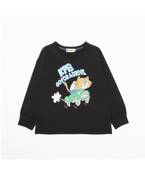 新品　タグ付き　KP BOY 130  冬服　長袖　長ズボン　トレーナー KP BOY tシャツ とらプリント長袖Tシャツ(100〜160) キッズ