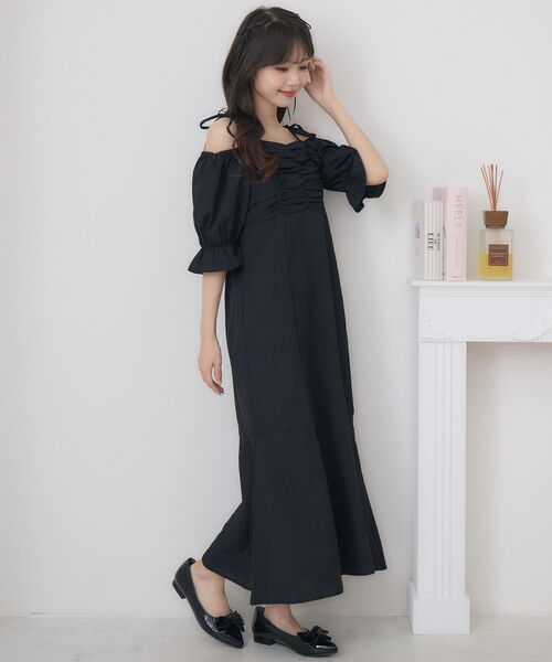 エムズワンピース WZIPニットワンピース|ems excite | RETRO GIRL ONLINE STORE