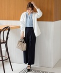 パーカー 「WEB限定」大人のゆるジップパーカ...の詳細画像1