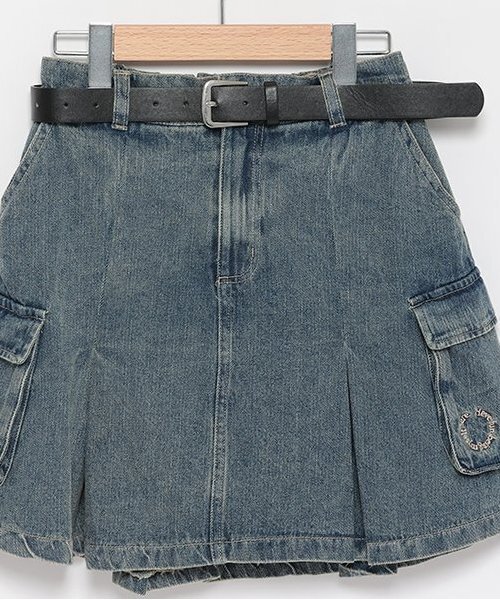 スカート 「LTXC」ベルト付カーゴボックススカパン キッズ 子供服 女の子 | LOVETOXIC | 06