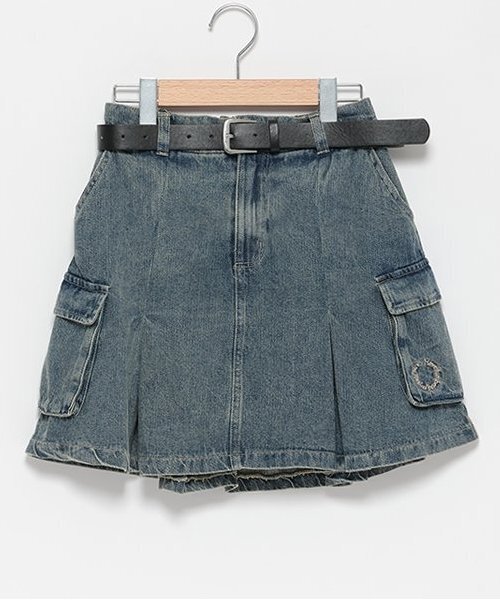スカート 「LTXC」ベルト付カーゴボックススカパン キッズ 子供服 女の子 | LOVETOXIC | 18