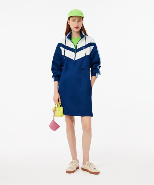 LACOSTE（ラコステ） ワンピース ライン切り替え トラックジャケット