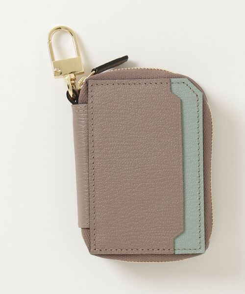 未使用 ラルコバレーノ スマートキーケース LA122GT GRAY(トープ系) L'arcobaleno（ラルコバレーノ） キーケース スマートWキーケース