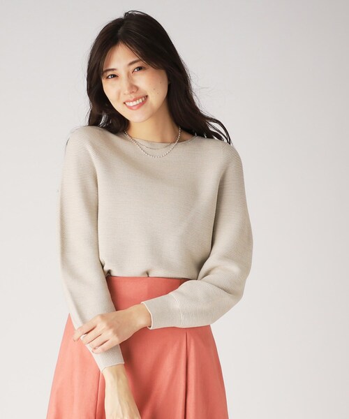 ニット セーター 「洗える／日本製／抗菌防臭」ニットプルオーバー レディース COUP DE CHANCE ニット セーター 「洗える／日本製／抗菌防臭