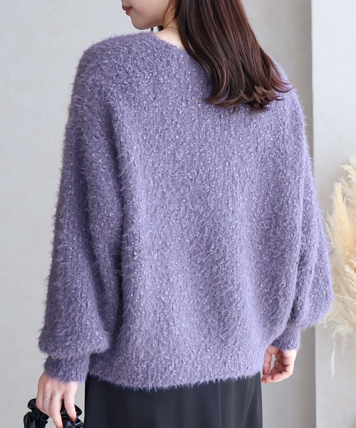 Social GIRL（ソーシャルガール） ニット セーター シャギーニットプル