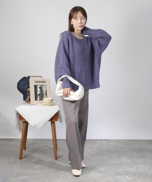 Social GIRL（ソーシャルガール） ニット セーター シャギーニットプル