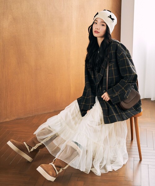 FREAK'S STORE ニット帽 ニットキャップ 限定展開 リボン