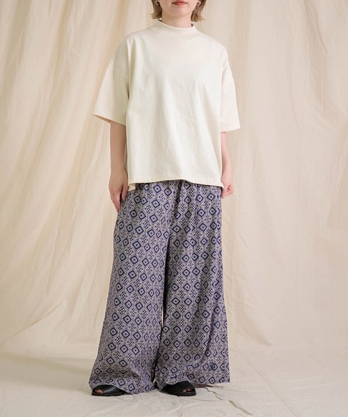 Brocante パンツ 「Brocante / ブロカント」 インドプリント